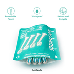 Sonibio - Plant Based Electric Toothbrush Heads Compatible with Sonicare* 4PK booheads