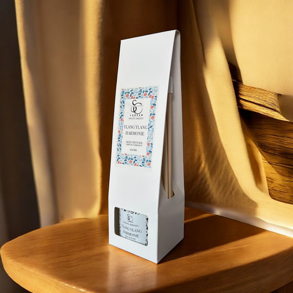 Soulful Serenity Range – Ylang Ylang Harmonie 100ml Reed Diffuser Soulful Candles Uk