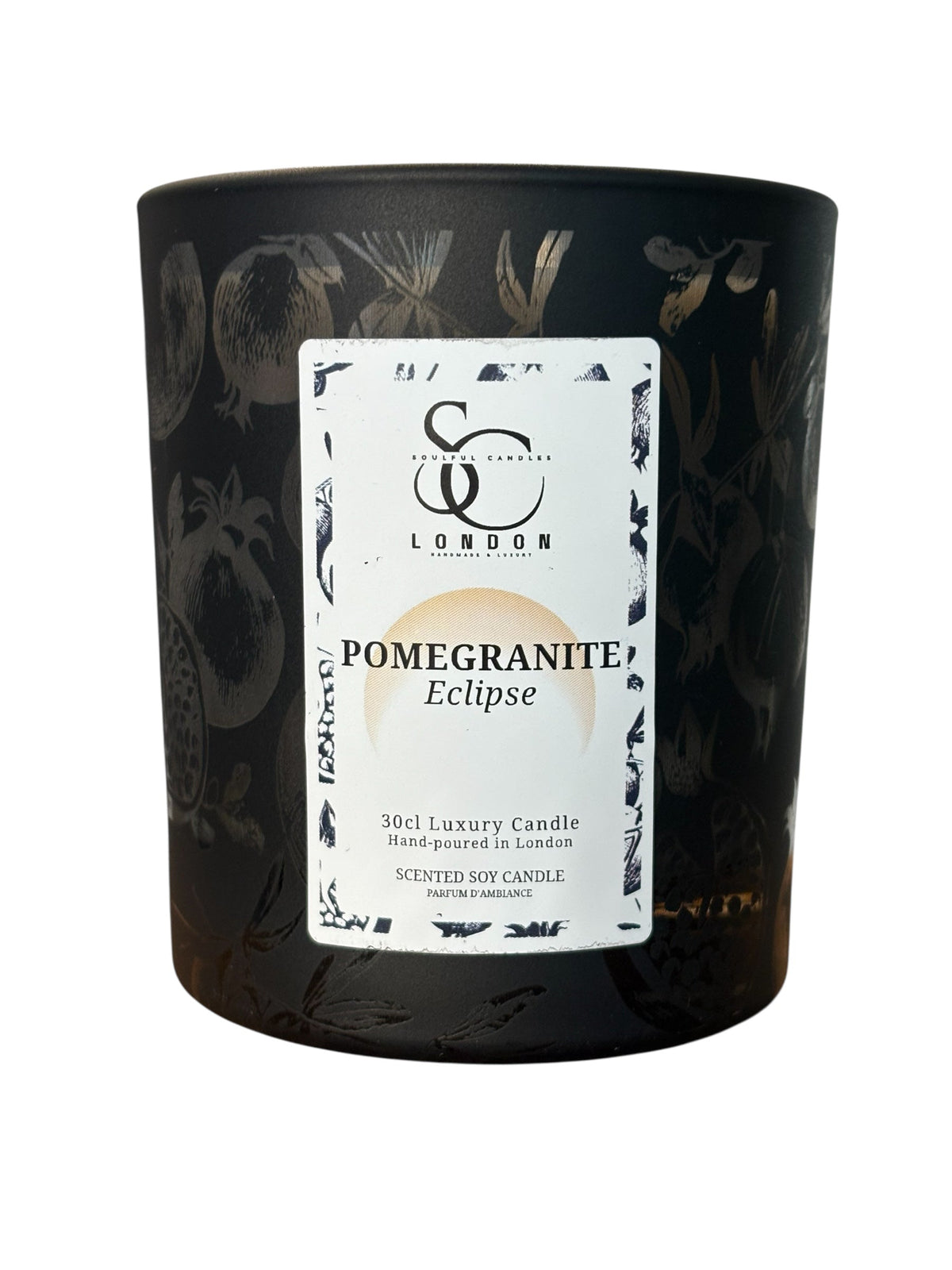 PomegraNite Eclipse 30cl Luxury Scented Candle Soulful Candles Uk