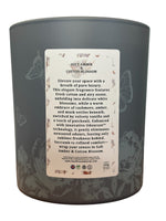 Soft Amber & Cotton Blossom – 30cl Odour Neutralising Candle Soulful Candles Uk