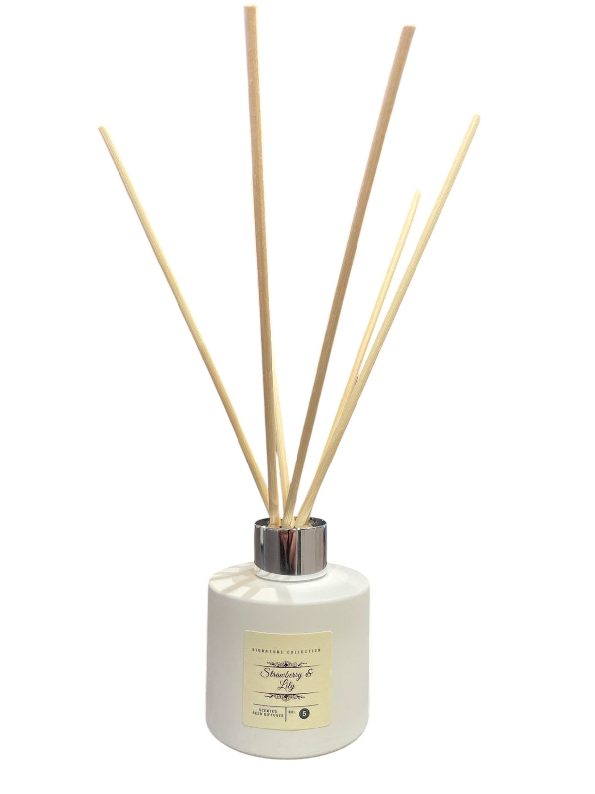 Strawberry & Lily 100ml Reed Diffuser | Elegant Floral Scent Soulful Candles Uk