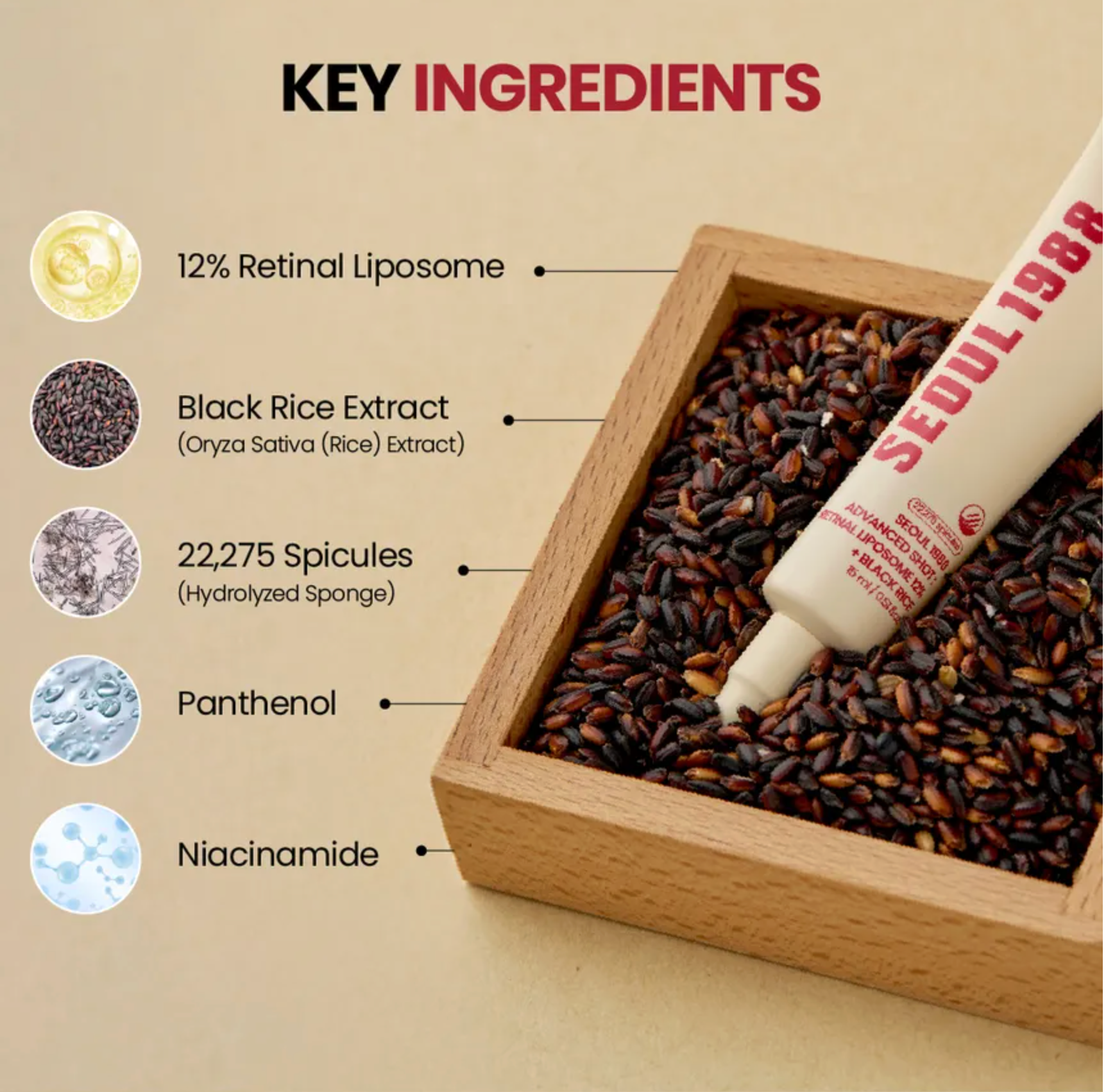 KSECRET - SEOUL 1988 Advanced Shot : Retinal Liposome 12% + Black Rice K Secrect