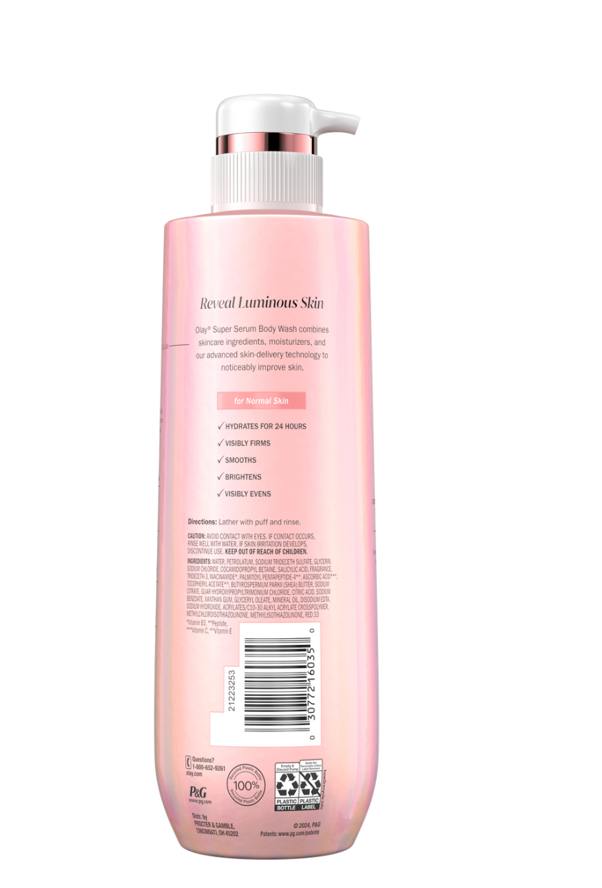 OLAY Super Serum Complex Hydrating Body Wash 547ml - For Normal Skin OLAY