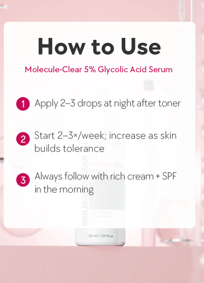 NINELESS - Molecule-Clear 5% Glycolic Acid Serum 21stCY Skincare