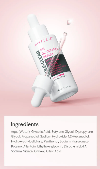 NINELESS - Molecule-Clear 5% Glycolic Acid Serum 21stCY Skincare