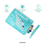 Oraboo - Wheat Straw Plant Based Electric Toothbrush Heads Compatible with OralB* 4PK booheads