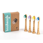 Soniboo - Bamboo Electric Toothbrush Heads Compatible with Sonicare* | Deep Clean 4PK Multi booheads