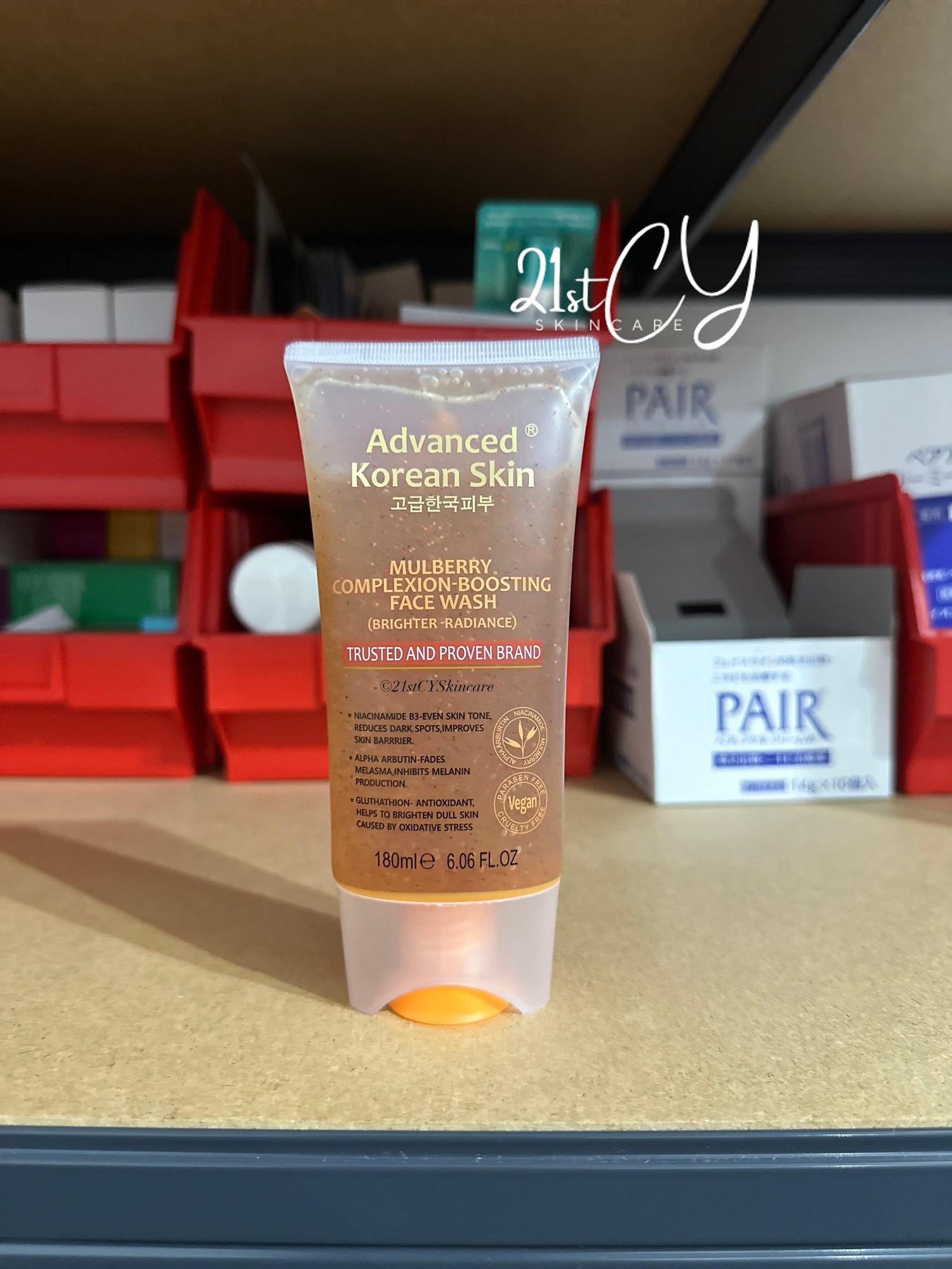 Advanced Korean Facial Wash | Tumeric | Mulberry | Acne | Face wash -180ml 21stCY Skincare