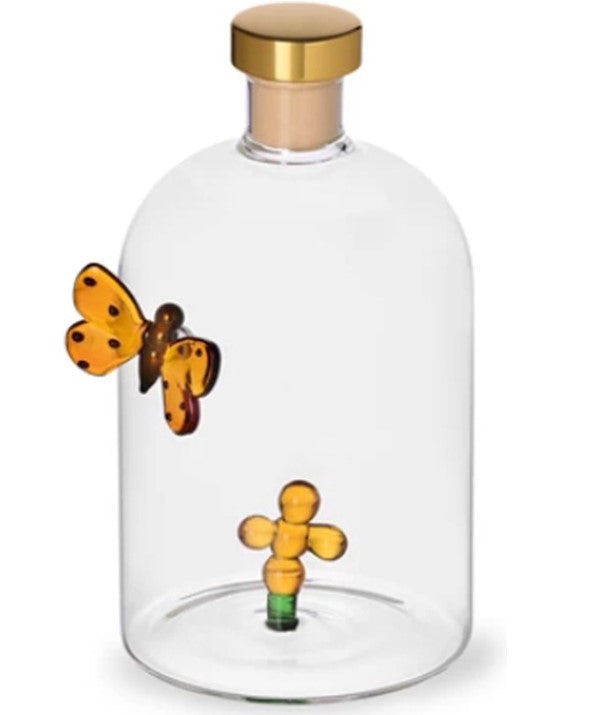 Ichendorf Milano Butterfly & Flower Glass Diffuser Bottle – Greenwood Perfumer, 500ml Soulful Candles Uk