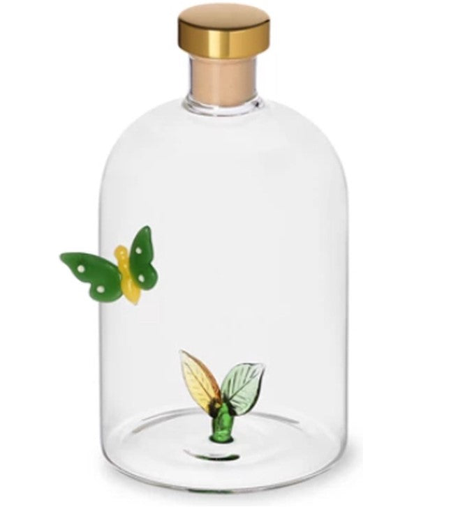 Ichendorf Milano Butterfly & Leaves Glass Diffuser Bottle – Greenwood Perfumer, 500ml Soulful Candles Uk