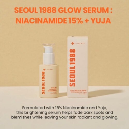 K-Secret SEOUL 1988 GLOW SERUM : NIACINAMIDE 15% + YUJA