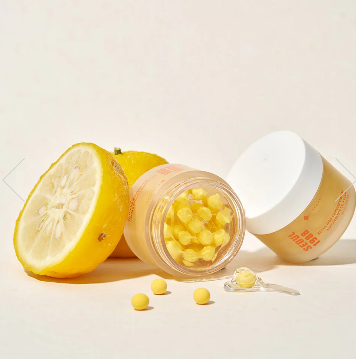 K Secret SEOUL 1988 Capsule Cream with Niacinamide 5% & Yuja Brightening Serum - Image 10