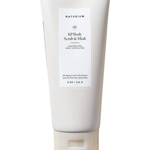 Naturium KP Body Scrub & Mask for Keratosis Pilaris, Bump Eraser Shower Scrub & Exfoliator for Skin, 8 oz /226g