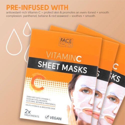 Alternative view of Face Fact Vitamin C Sheet Masks