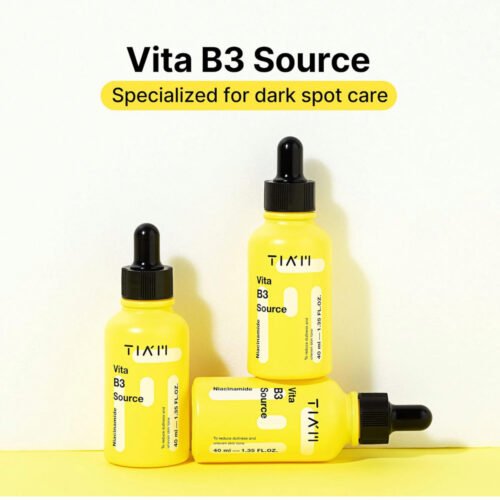 TIAM Vita B3 Source, 10% Niacinamide Serum, 2% Arbutin, Hyperpigmentation, Dark Spot Remedy, 1.35 Fl Oz